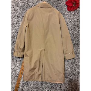 Austin Manor Men's Vintage Trench Coat Brown Size 44 Zip-Out Lining